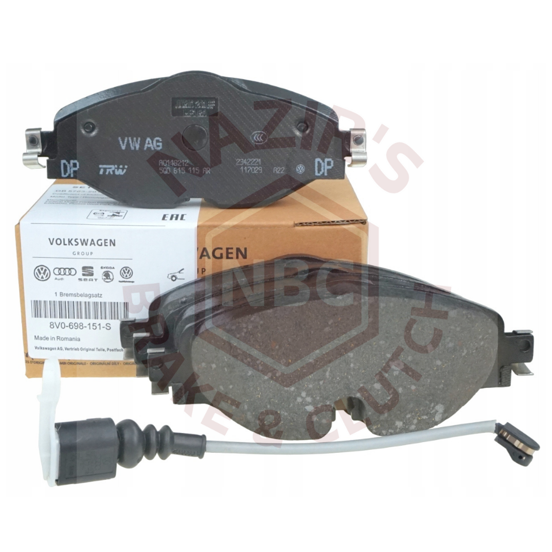 VOLKSWAGEN MK7 GTI Front OEM Brake Pads-5Q0 698 151K (original)